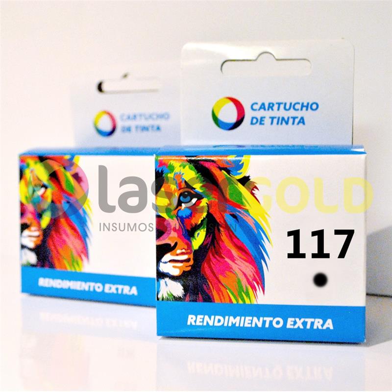 Cartucho Ink Jet Compatible Epson 117 - T23/T24 - TX105/TX115 (117K) Black  (15ml) -